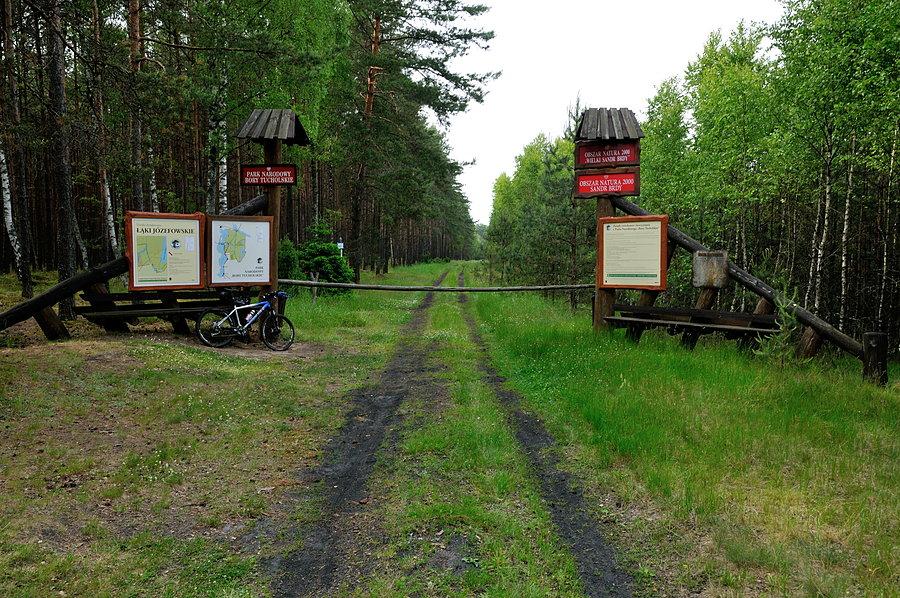 Park Narodowy Bory Tucholskie - wjazd