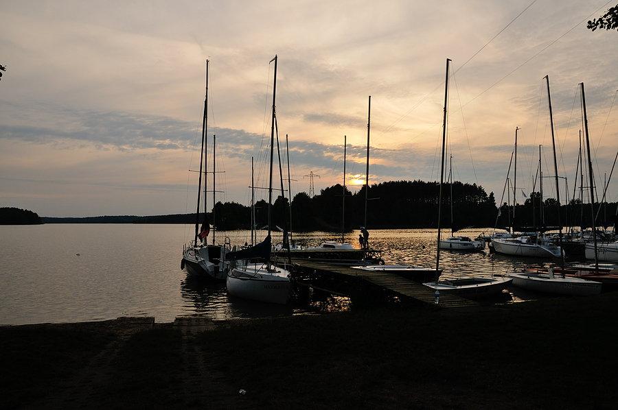 Wieczór nad Wdzydzami