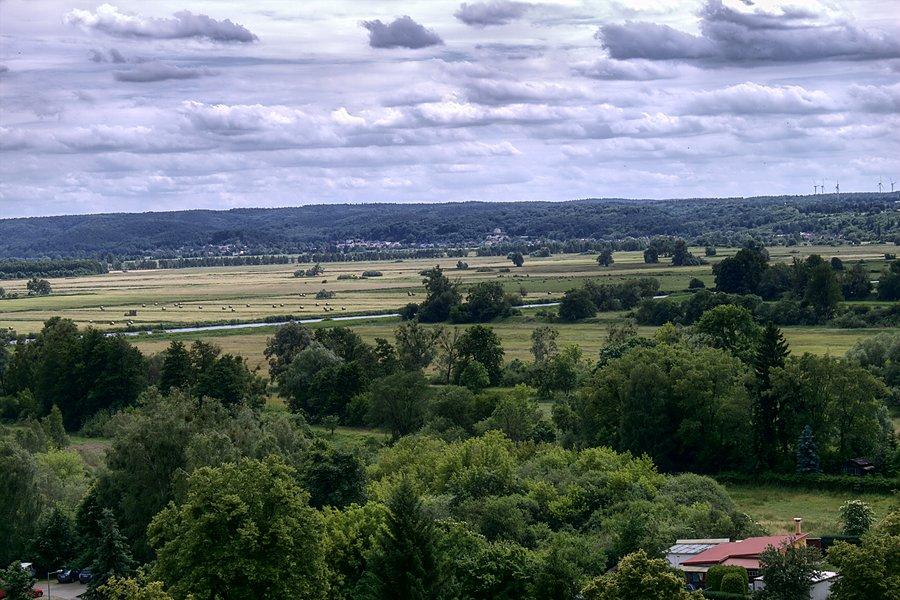 Widok z podnośni statków