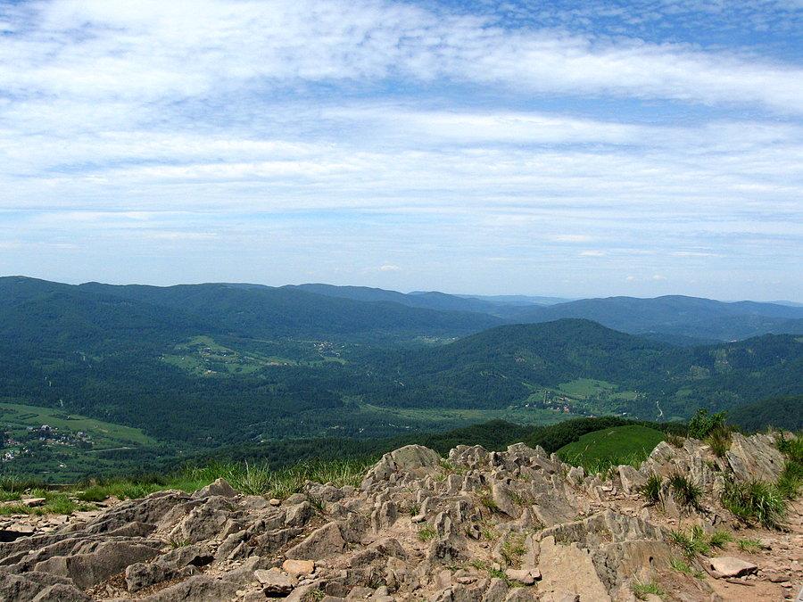 Widok ze szczytu