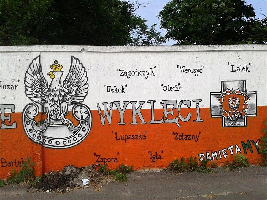 Mural pamięci żołnierzy wyklętych