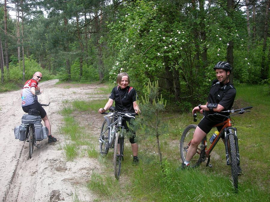 Spotkanie bikerów na jurajskich ścieżkach