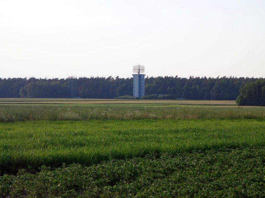 Radar namierza coś