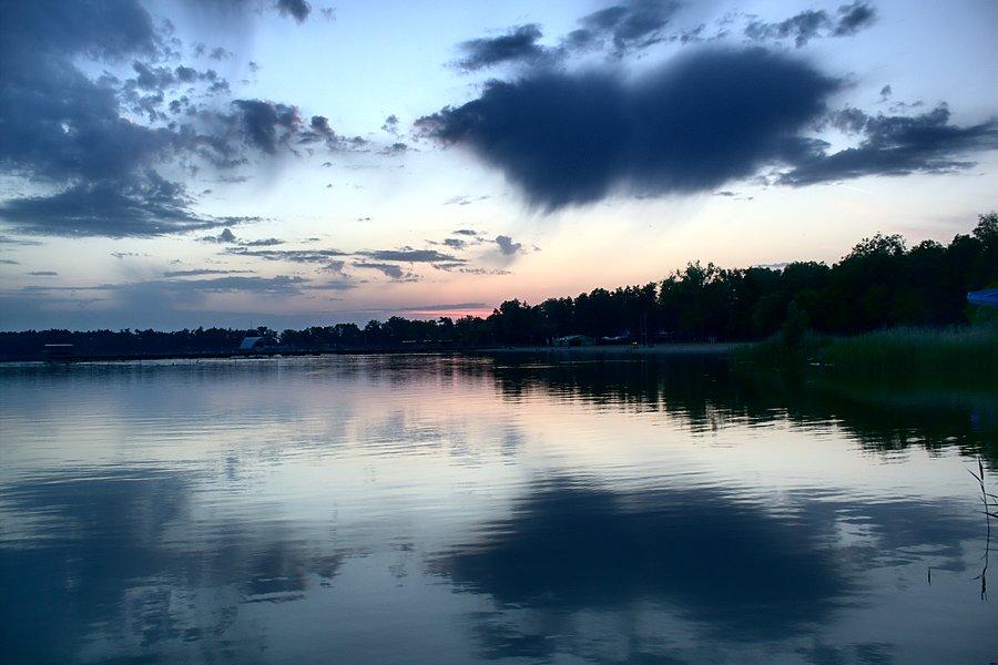 Późnym wieczorem nad Miedwiem
