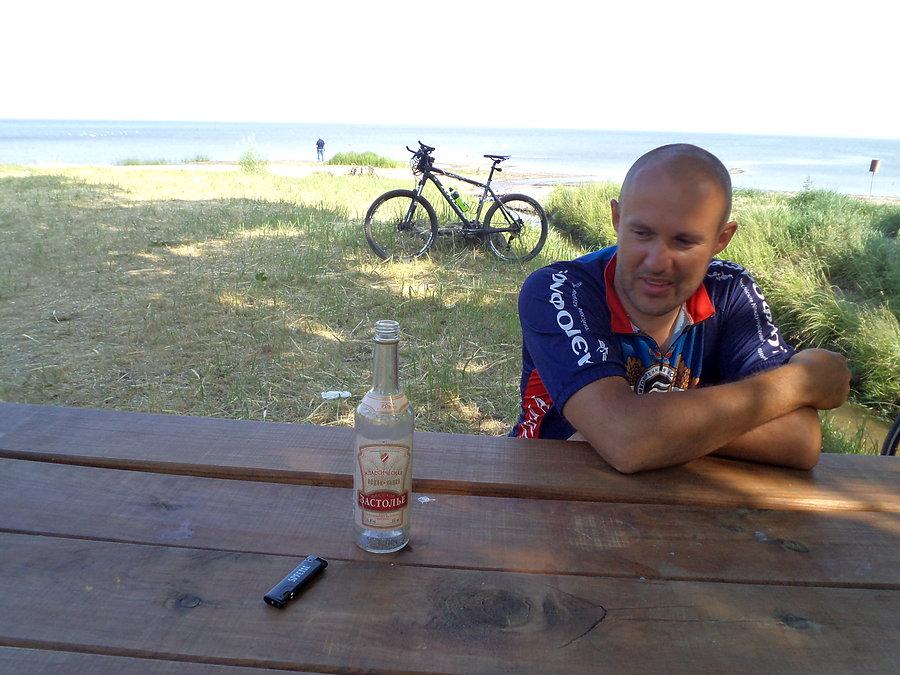 Butelka wyłowiona z Zalewu Wiślanego - no tak toczo