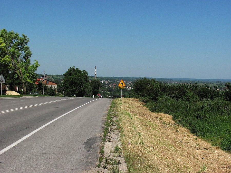 Pierwszy sensowny zjazd w okolicy Sandomierza