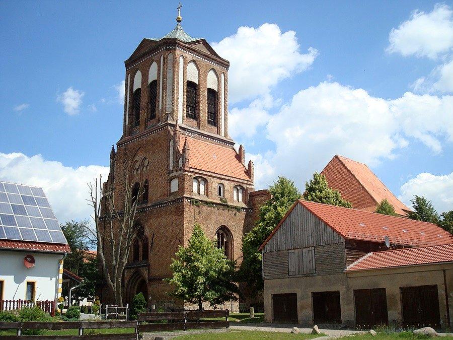 Gartz (Oder) - kościół ewangelicki św. Stefana