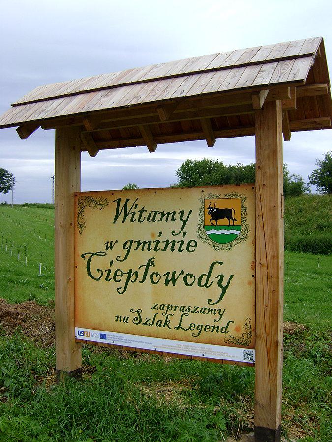 Znak informujący - Gmina Ciepłowody