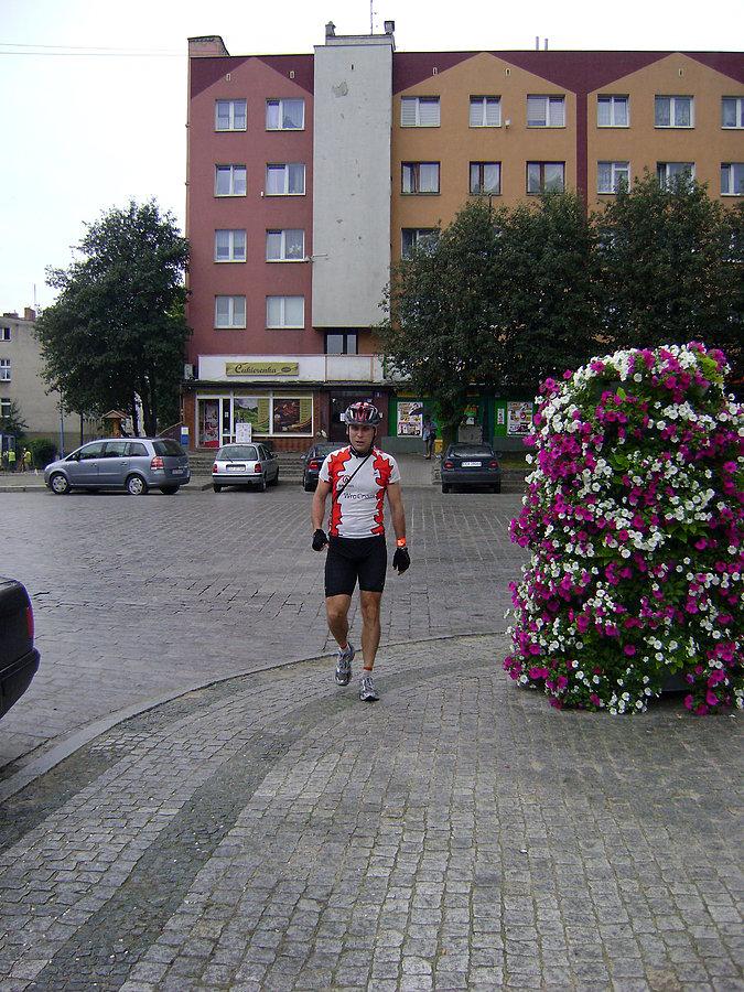 Postój na rynku w Strzelinie ujęcie 2