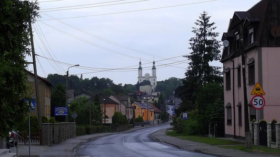 Pszów. Od Bohumina jadę w deszczu
