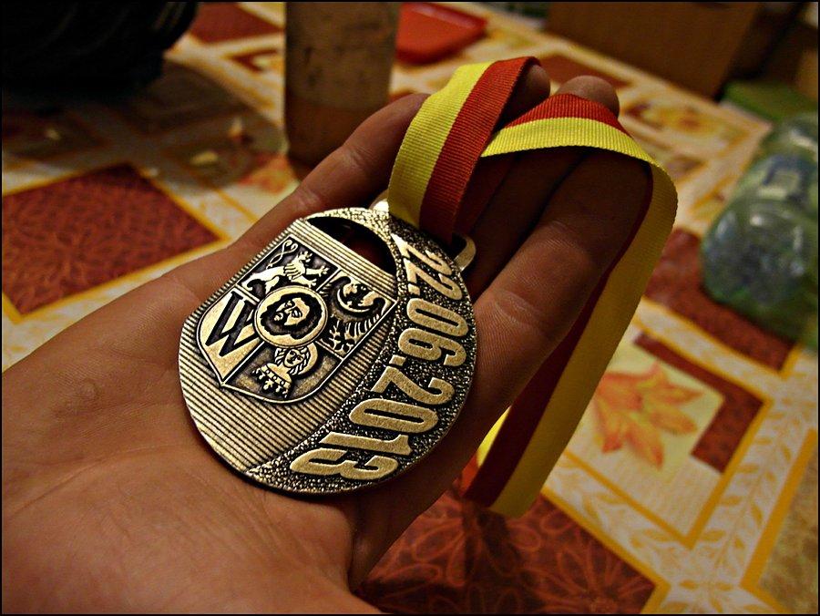 Medal z nieodbytego Półmaratonu