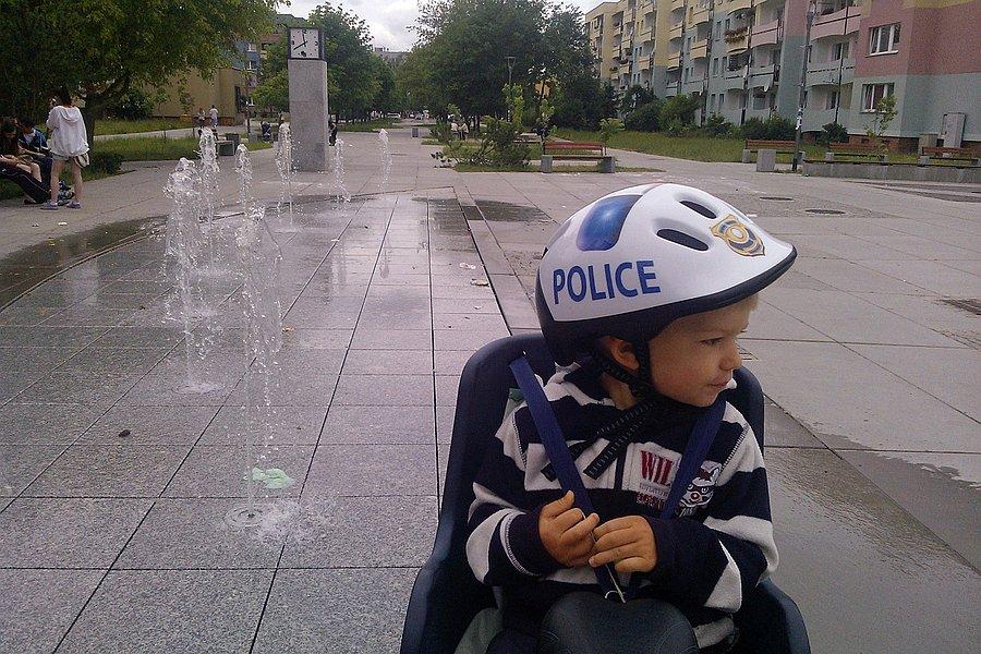 Deptak w Policach przy ul. Zamenhofa