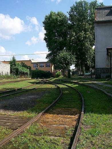 Tu też rdza na szynach