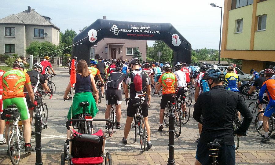 IV Maraton Śląski, Radlin - start rundy honorowej przed maratonem