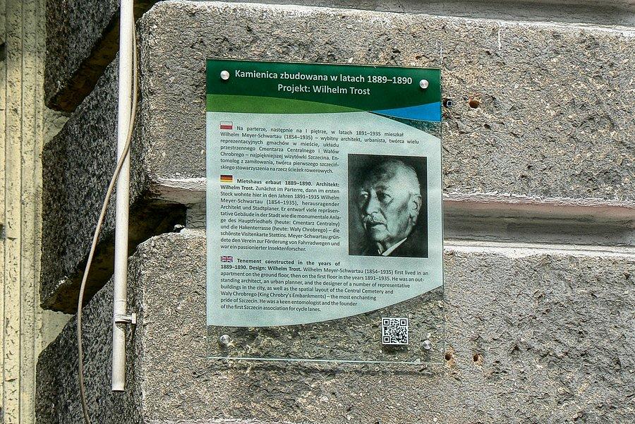 Odsłonęta tablica Wilhelma Meyera