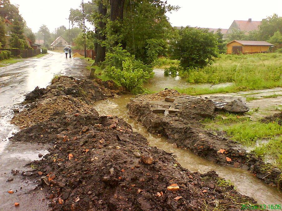 "Obwodnica" wiejskiego rowu