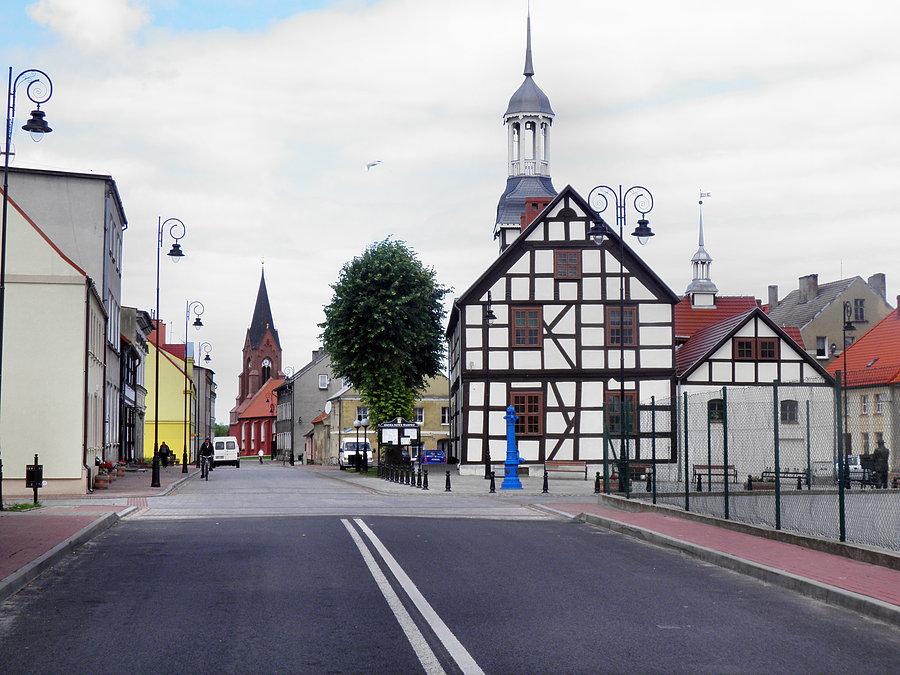 Centrum Nowego Warpna - tuż przed południem 30 czerwca 13 r