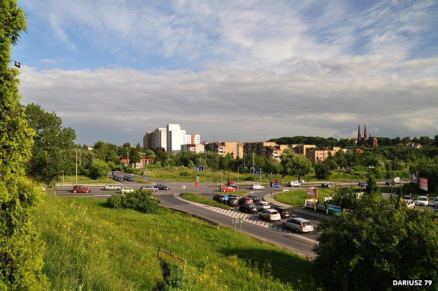 Sosnowiec - Skrzyżowanie przy Makro