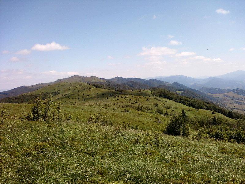 Widok w stronę Ukrainy