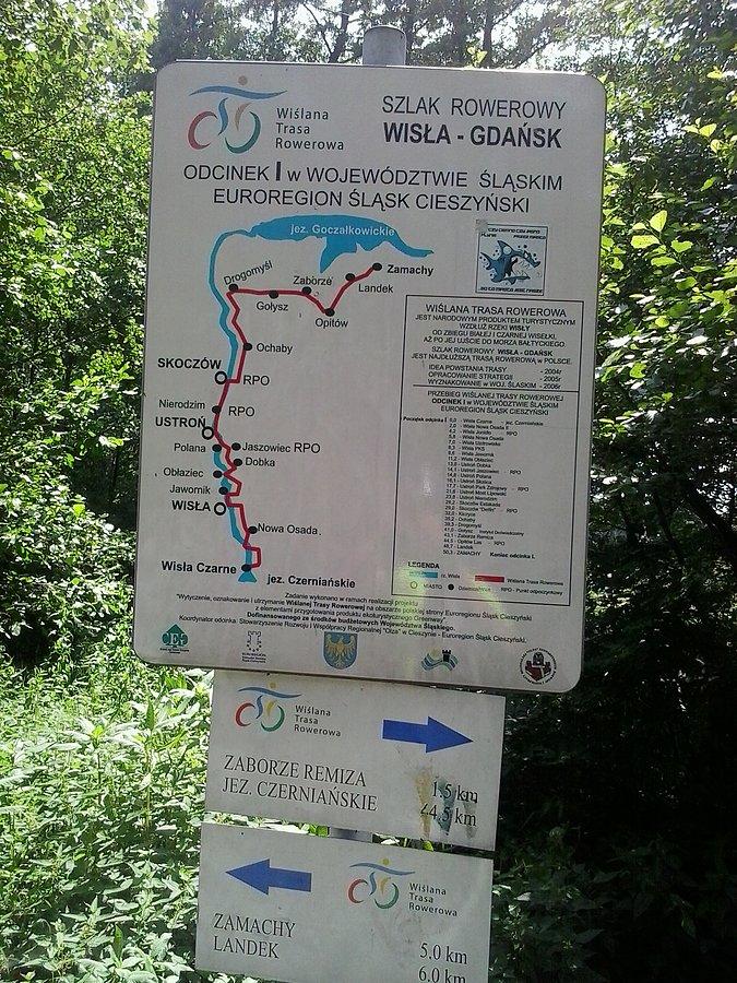Wspólny odcinek z Wiślaną Trasą Rowerową