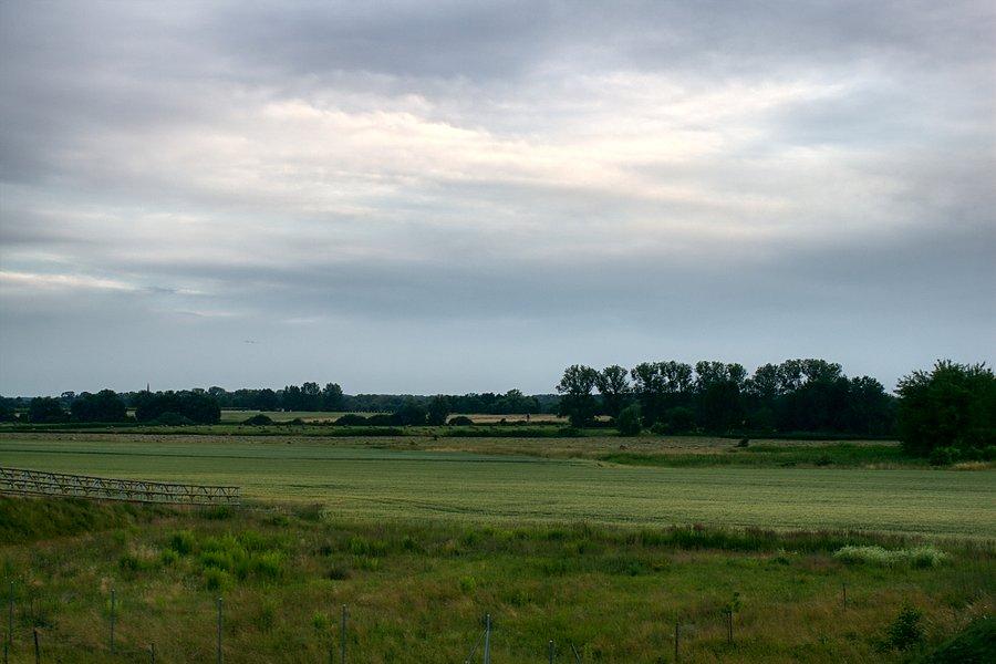 Widok z kładki nad obwodnicą