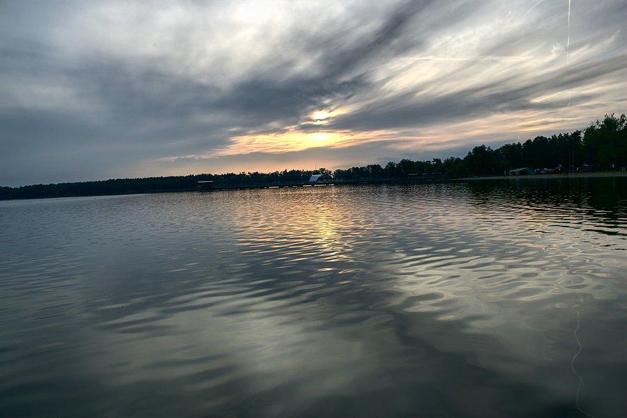 Zachód słońca nad Miedwiem