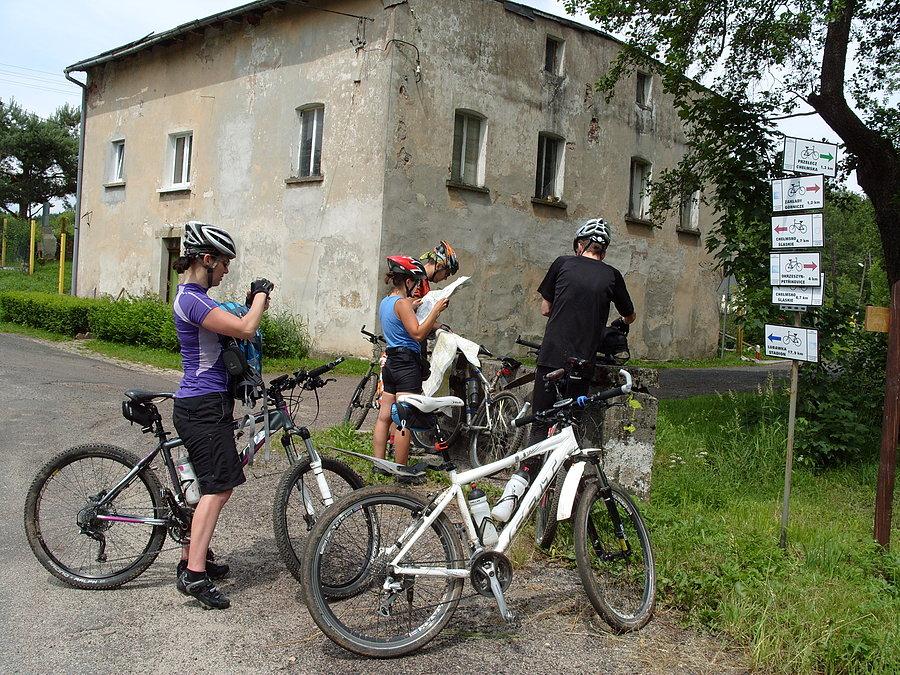 Grupowe rozpoznanie mapy gdzie jechać dalej i dla czego zawsze pod górkę ;))