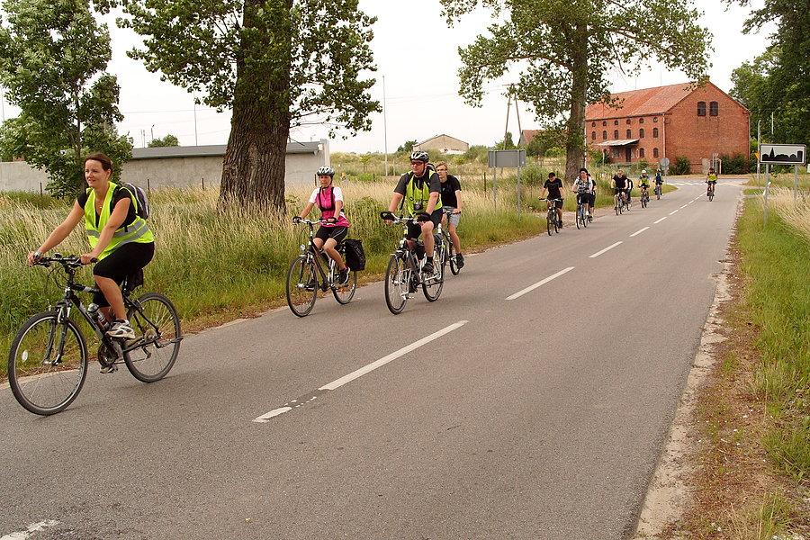 Rowerzyście w drodze