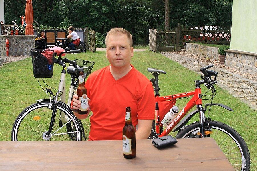 Imbiss w Rieth. Piwo na uzupełnienie energii