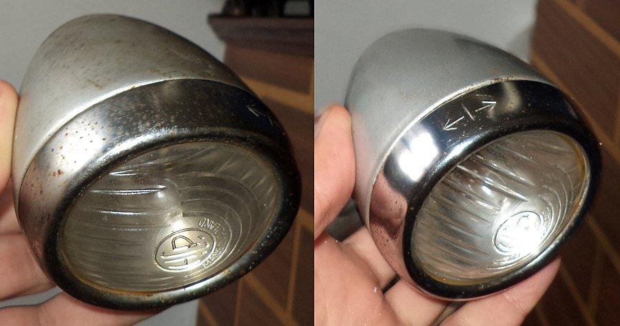 Lampa starsza niż większość ludzi na BS. :) Efekty żmudnej renowacji - wyraźne, acz niezbyt zadowalające