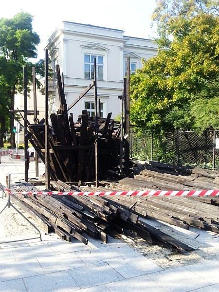Rozebrany komin