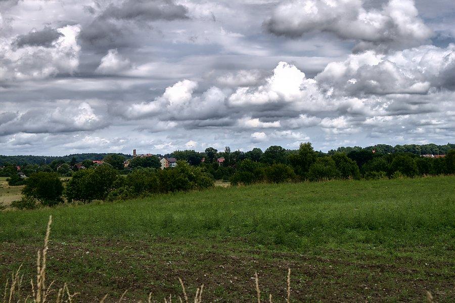 W oddali Ińsko widać