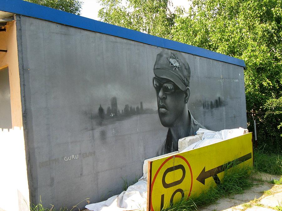 Graffiti na garażu