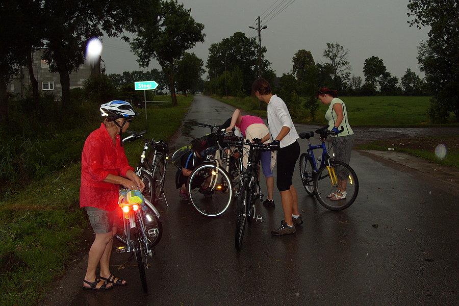 Rowerowa środa - Stogi- awaria roweru Ani