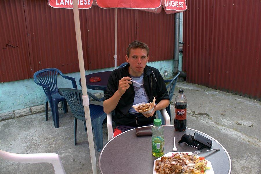 Czas na zachwalany przez szczecińskich rowrzystów kebab :)