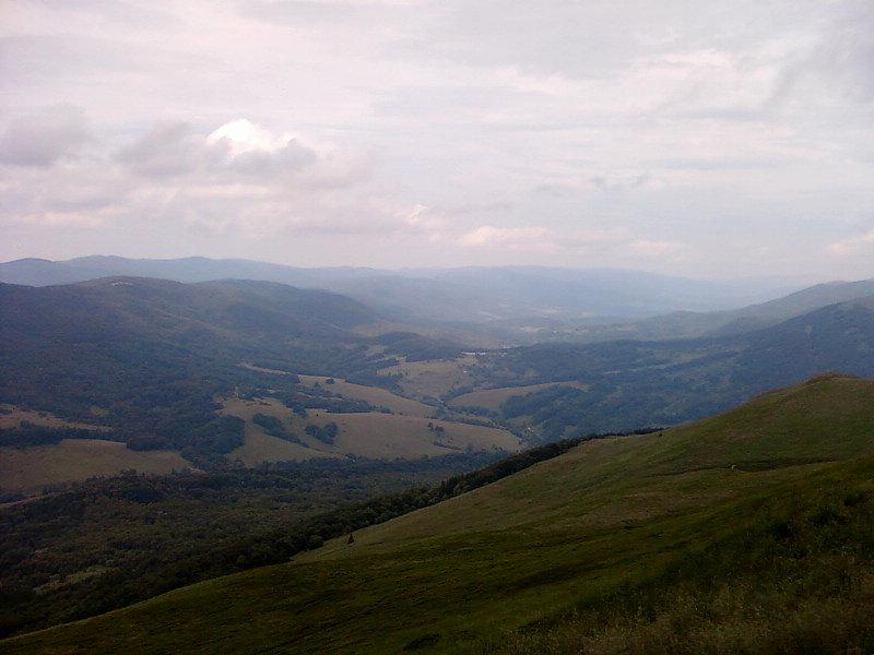 Widok na Przełęcz Wyżną
