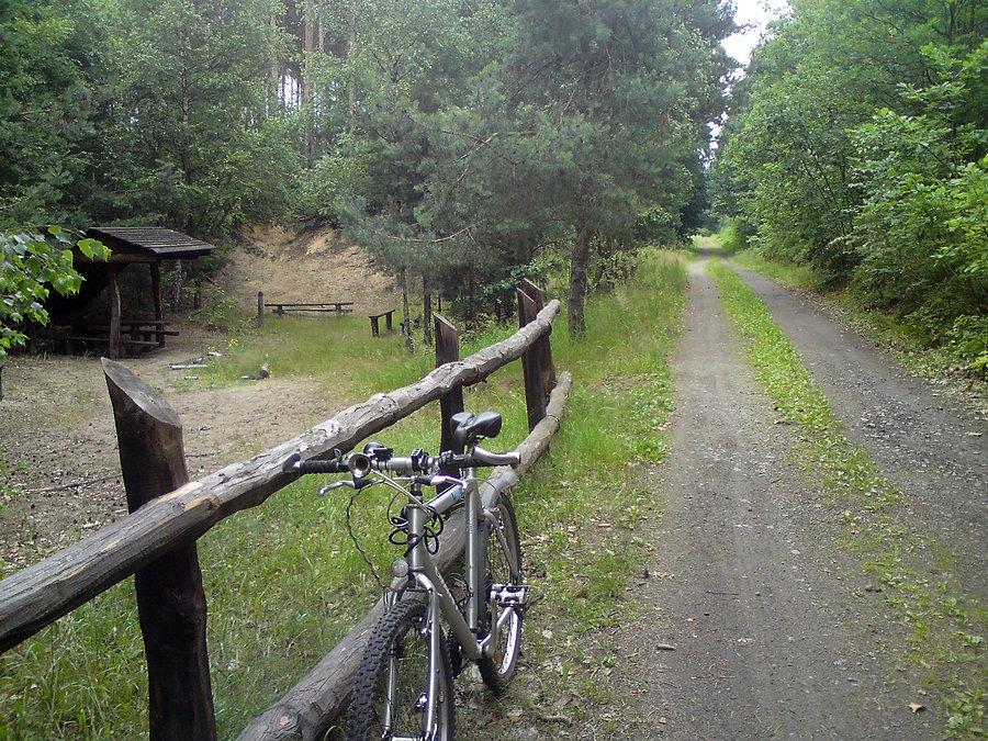 Miejsce odpoczynku w Stobrawskim Parku Krajobrazowym