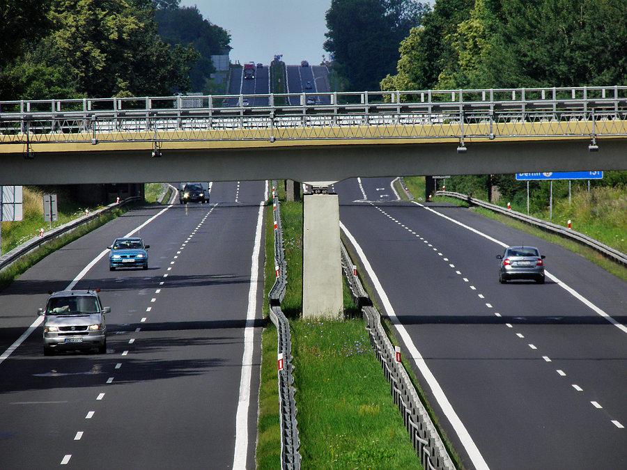 Nad autostradą w Kołbaskowie - ranek 6 lipca 13 r