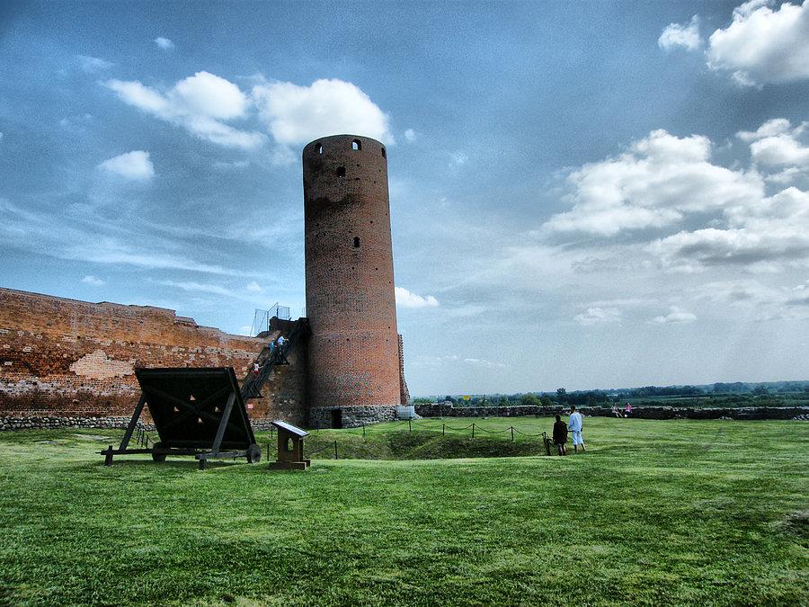 Zamek w Czersku- strzelnica