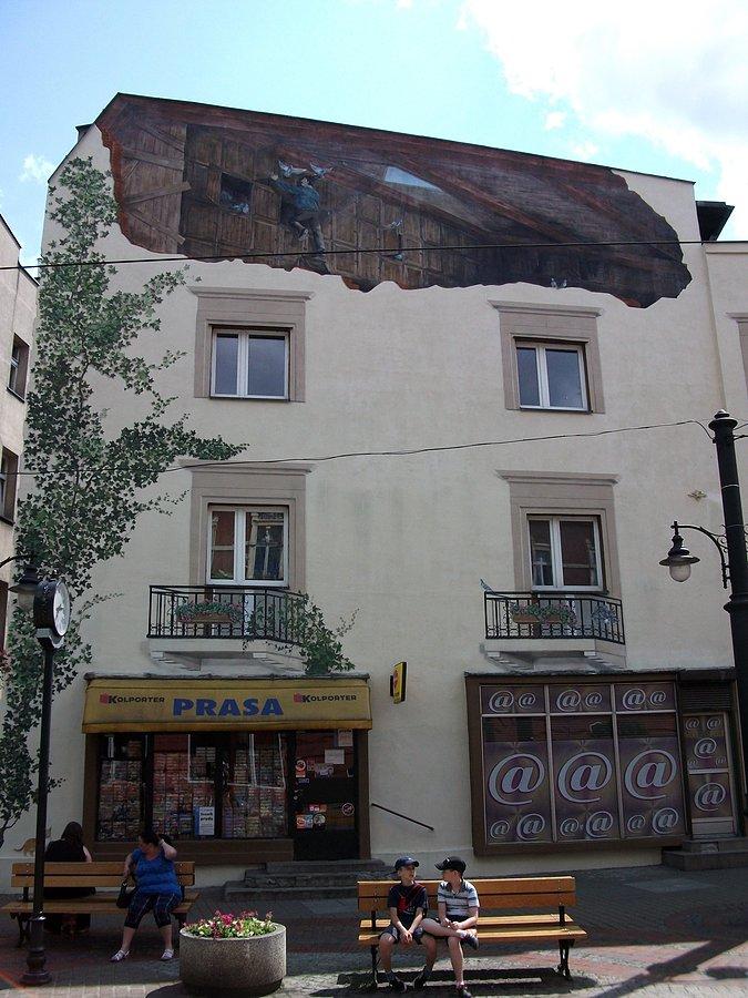 Malowany balkon