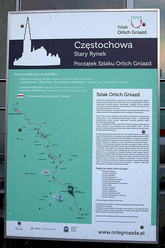 Informacja o Szlaku Orlich Gniazd
