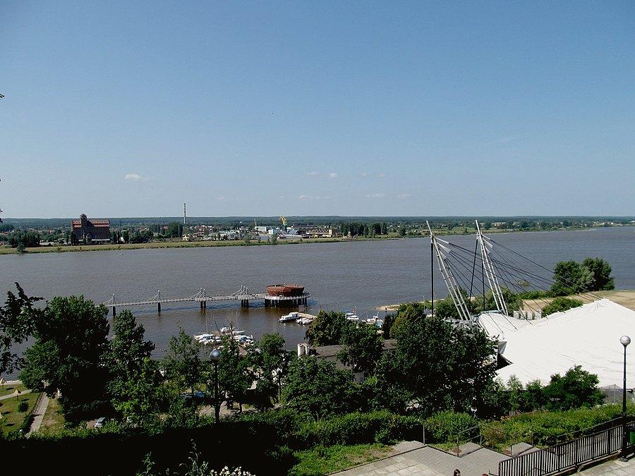Płock - rzut oka na Wisłę