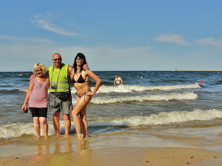 Na plaży w Brzeźnie