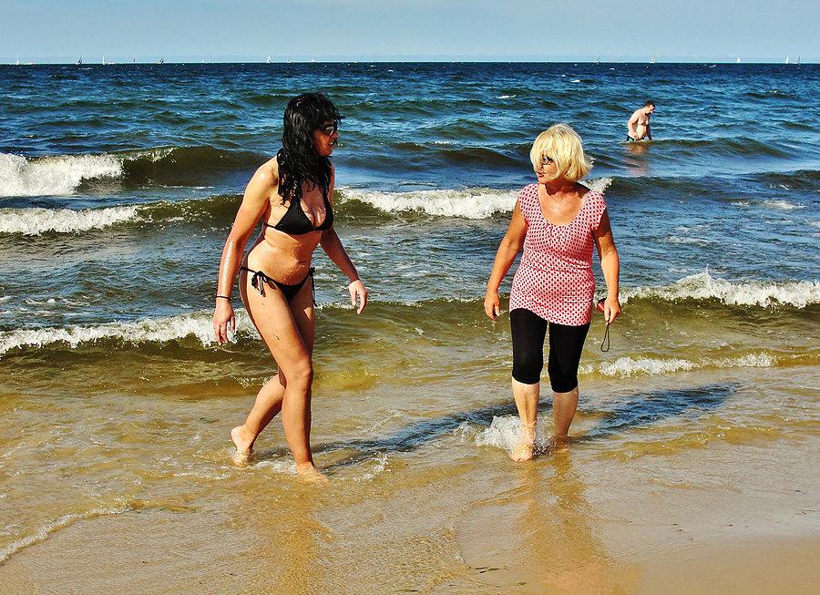 Na plaży w Brzeźnie