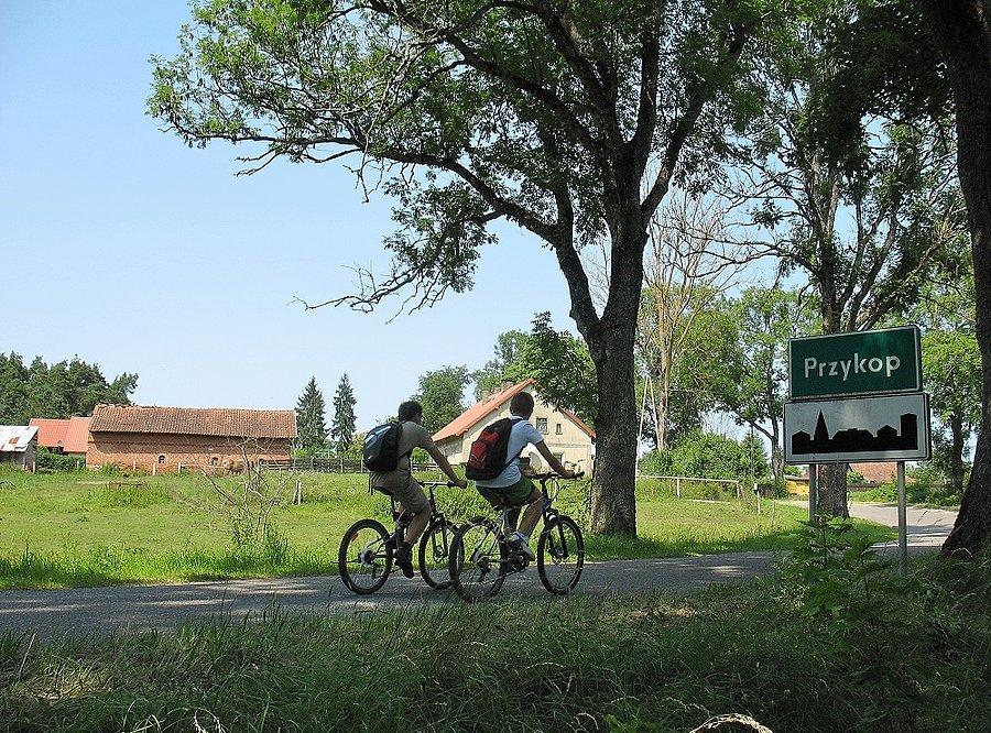 Wieś Przykop w Lasach Purdzkich