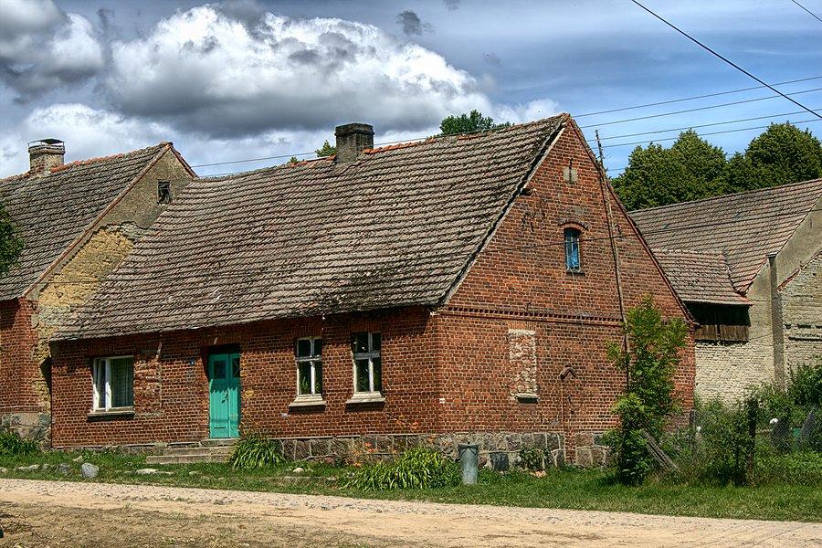 Przydrożne widoki _ chyba wieś Prosinko
