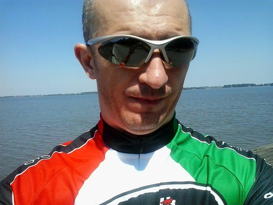 Na zaporze Zbiornika Goczałkowickiego