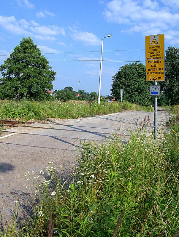 Nowe oznaczenia w okolicach hałdy w Sośnicy