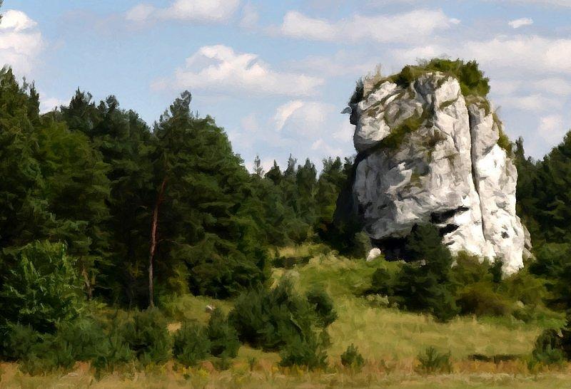 Strażnica - jura Krakowsko-Częstochowska - fotosketcher