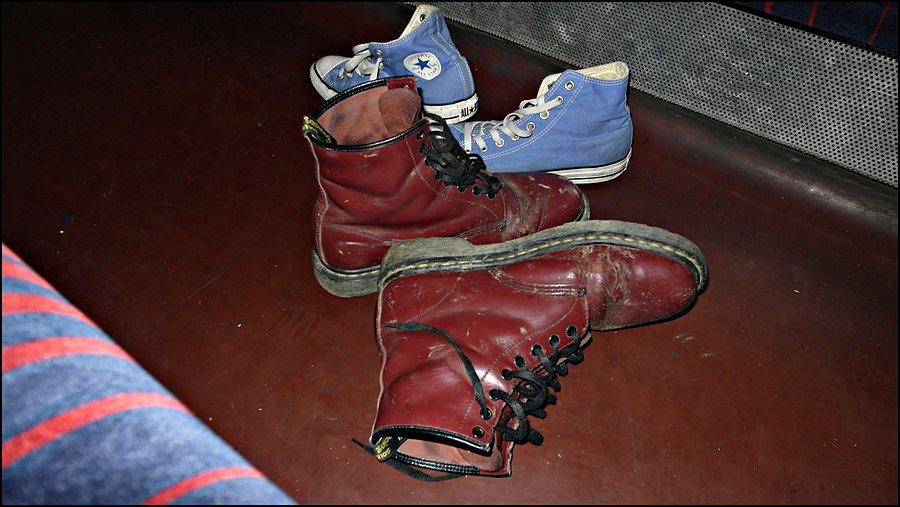 Buty też odpoczywają :)